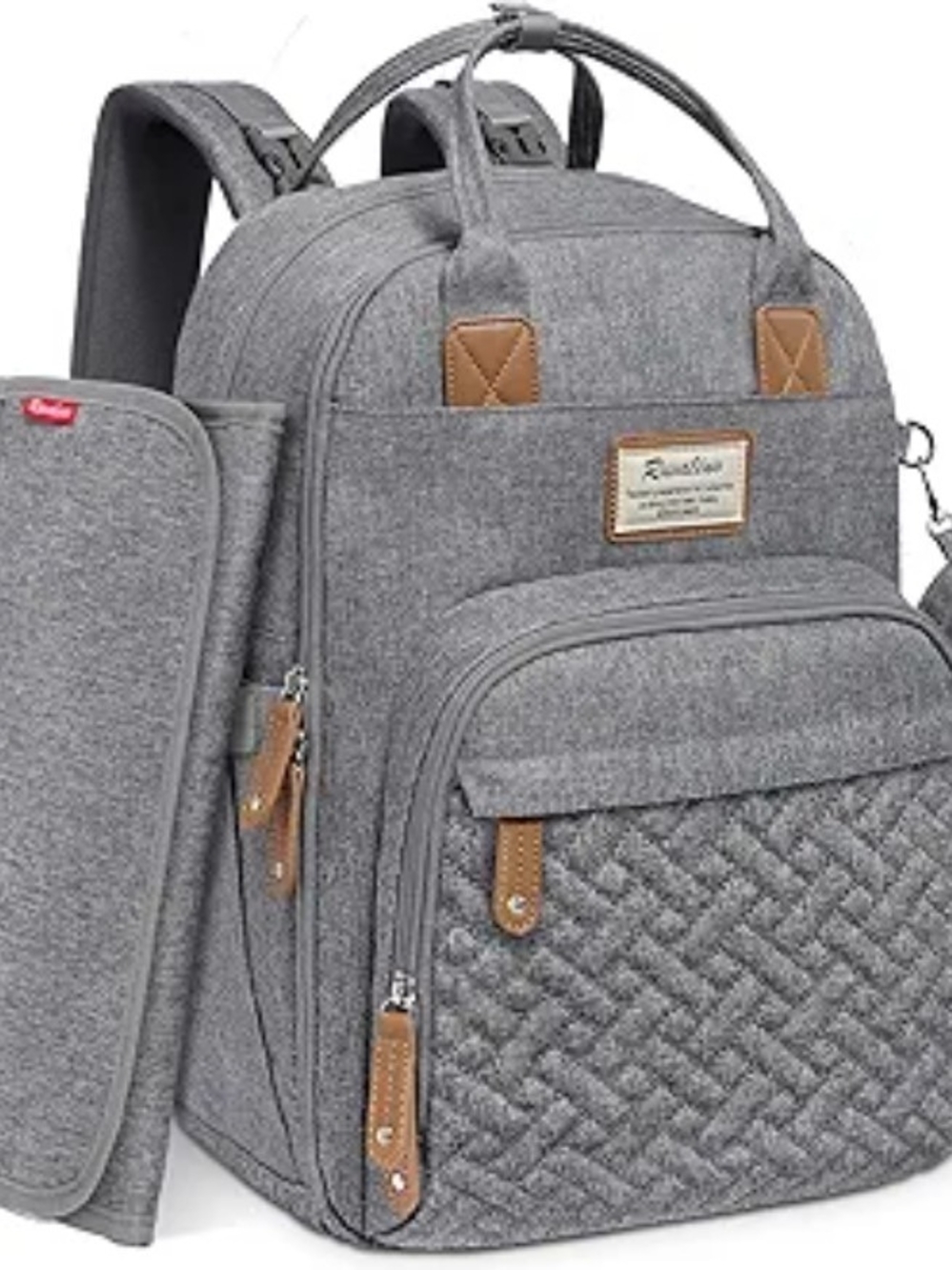 RUVALINO Diaper Bag Backpack, Multifunction Travel Pack Maternity Baby Changing